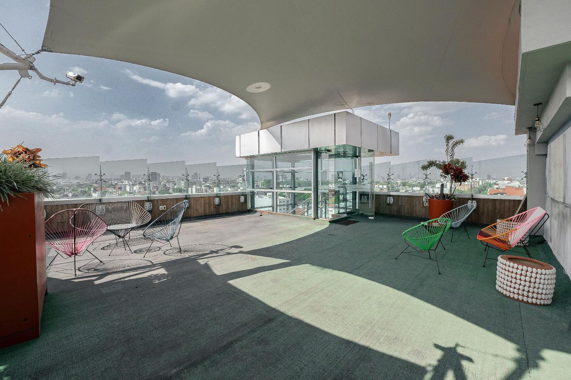 מקסיקו סיטי The Flamingo Rooftop Suite Unique Design In A Centric Location מראה חיצוני תמונה